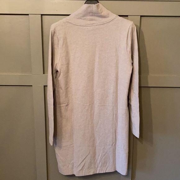 J. Jill Pure Jill Soft Touch Cotton Cowl Neck Sweatshirt Dress Size Medium - Picture 8 of 9